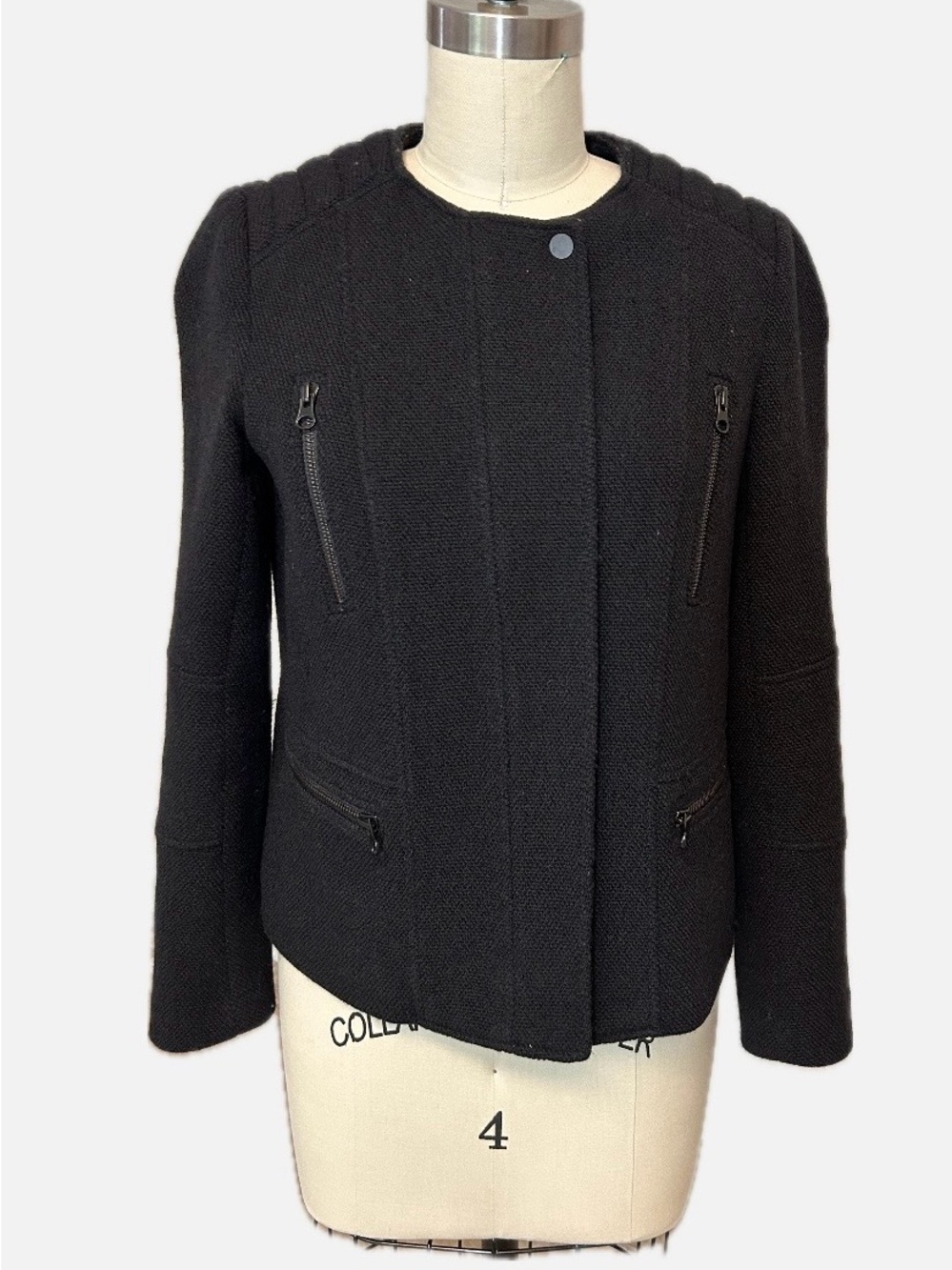 Vince Elevated motto Zip-Front Jacket